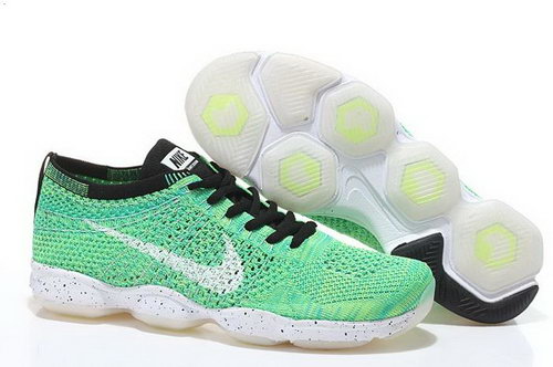 Nike Flyknit Agility Womens Shoes Light Green White Sale